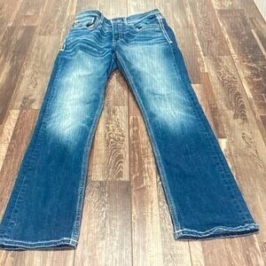 BKE Men's Denim Straight Jeans